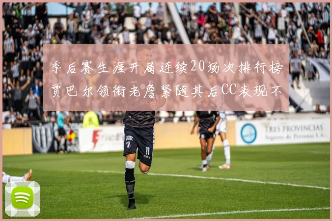 季后赛生涯开局连续20场次排行榜贾巴尔领衔老詹紧随其后CC表现不俗